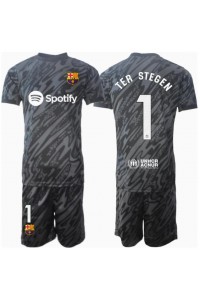 Barcelona Ter Stegen #1 Keeper Babyklær Tredje Fotballdrakt til barn 2024-25 Korte ermer (+ Korte bukser)